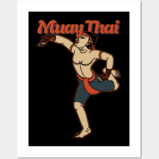 Vintage Muay Thai Posters and Art